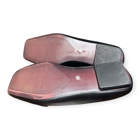 Franco Sarto women’s Tiari Elegant Black slip onLoafers w/ Gold Accent sz 8.5M - Picture 12 of 15